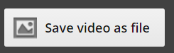 save video as file button
