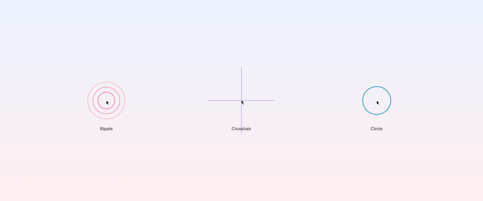 Annotify — cursor highlight styles: Ripple, Crosshair, Circle