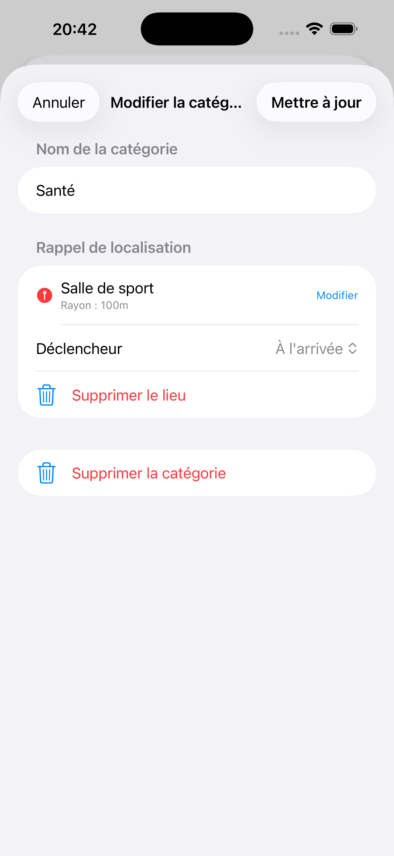 Habiting — rappel géolocalisé
