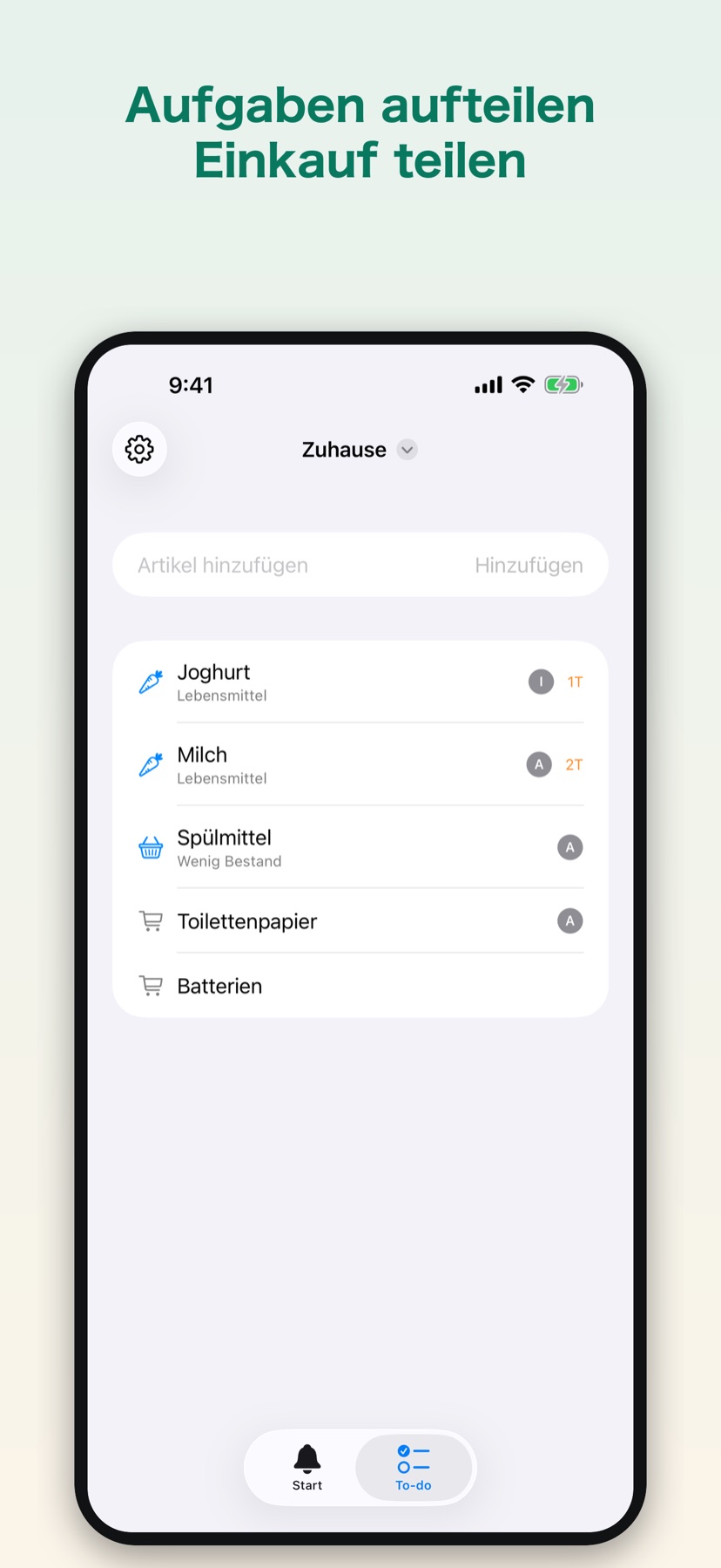 KeepBy — shared to-do and shopping list