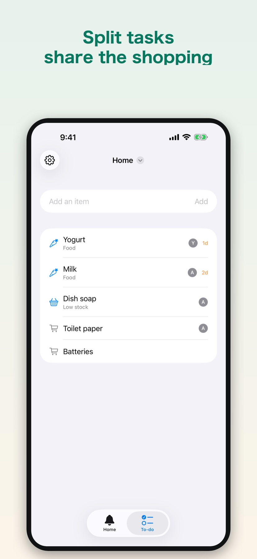 KeepBy — shared to-do and shopping list