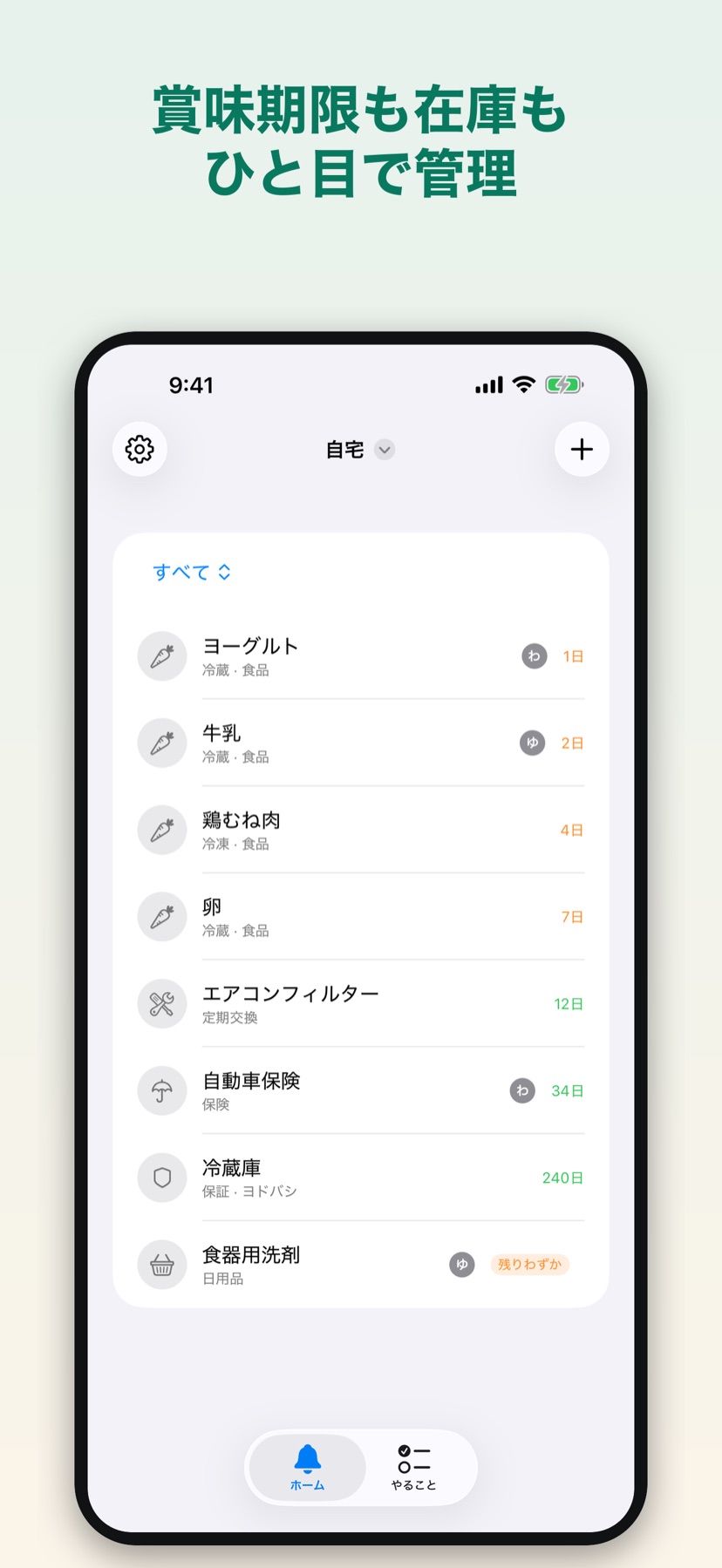 KeepBy — expiry dates and stock at a glance